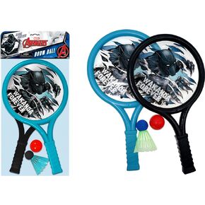 JA-RU Marvel Hulk Racket Ball Bundle Set Game (1 Pack, 2 Rackets) Plastic Paddle Tennis Racket Toys for Kids & Teens. Fun Indoor & Outdoor Summer Sports Games & Pool Beach Activities B-6826-1s