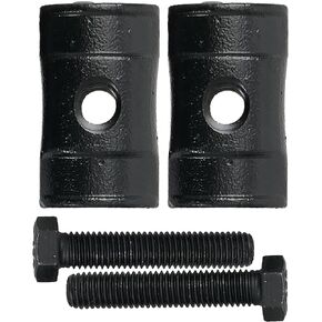 Torsion Bar Key Adjustment Block Nuts with Bolts Fit for Chevy Silverado Tahoe Blazer Avalanche Express GMC Sierra Suburba Jimmy Cadillac Replace 11561233 15530026, 2 Piece Set Full Thread