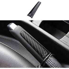 ruihe Carbon Fiber Color Parking Handbrake Hand Brake Handle Cover Trim Fit for Ford Focus ST 2015 2016 2017 2018…