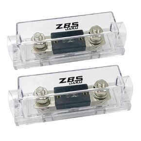 0/2/4/8 Gauge AWG 150 Amp ANL Fuse Holder Wire Inline Fuse for Car Audio (150A) (2 Packs)