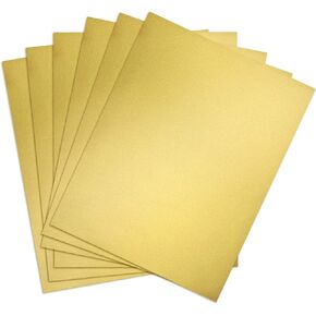 Koala Metallic Gold Sticker Paper for Inkjet and Laser Printer, 20 Sheets 8.5x11 Inch Golden Printable Sticker Paper for Birthdays Christmas Parties, Gift Decor