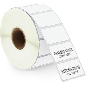 BETCKEY - 1.5" x 0.85" (38 mm x 22 mm) All Purpose Labels Compatible with Zebra & Rollo Label Printer,Premium Adhesive & Perforated [1 Roll, 1500 Labels]