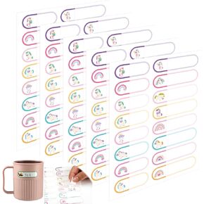 320 Pcs Baby Bottle Labels for Daycare, Name Labels for Daycare, Self Laminating, School Name Labels for Kids Waterproof Name Stickers Self Adhesive, Name Tags Stickers, Labels (Astronaut)