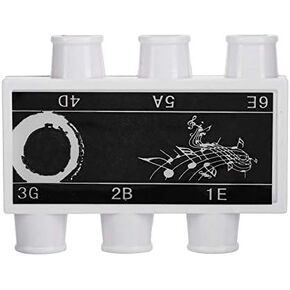 Durable Tuner Pitch Pipe Portable Acoustic Guitar String Pitch Pipe 6 Tones E B G D A E for Electric/Acoustic Guitars with a Carring Case