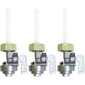 M16x1.5mm Gas Tank Fuel Switch Petcock Fuel Shut Off Valve Fit For Predator Generac 5.5HP-16HP 3500W-9000W Generator (3 Pack)