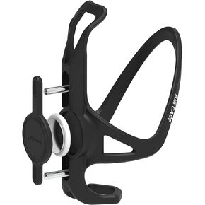 LEZYNE Matrix Air Cage Bicycle Bottle Cage with Stealth Airtag Storage, Dual Side Loading, IPX7 Waterproof, Durable, Water Bottle Mount for Bikes