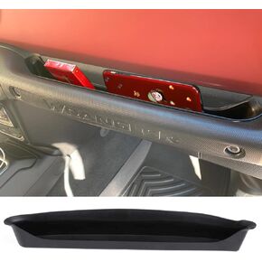 YOCTM Center Console Organizer for Jeep Wrangler JL Gladiator JT 2018 2019 2020 2021 2022 2023 2024 Tray Insert Armrest Box Secondary Storage Black Interior Accessories