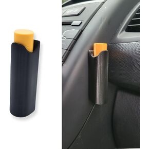 Lip Balm Holder for Car Chapstick Holder No Melt - Upright Lip Balm Holder for Car Accessories for Women Interior - Accessories for Women Cute Car Decor for Teen Girls (Black)
