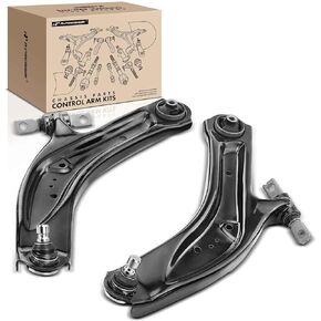A-Premium 2 x Front Lower Control Arm, with Ball Joint & Bushing, Compatible with Nissan Rogue 2014-2019, Rogue Sport 2017-2019, Qashqai 2017-2019, Replace # K623110, K623111