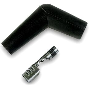 Moroso 72075 Spark Plug Boot and Terminal Kit, 135 Degree in Black