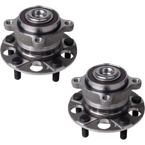 Pair 512353 Rear Wheel Hub Bearing Assembly Compatible with 2009-2014 Acura TSX, 2008-2012 Honda Accord 5Lugs