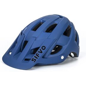 Bike Helmet, SIFVO Bike Helmets for Men and Women, Mountain Bike Helmet with Visor Helmets for Adults to Youth Bicycle Helmet Road Bike Helmet Safe and Comfortable 54-62cm【M/L】