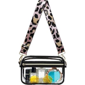 Clear Bag for Stadium Approved, Women Clear Purses Crossbody bags for Concerts Sports Events