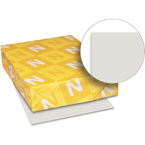 Neenah Paper 49591 Exact Index Card Stock, 110lb, 8 1/2 x 11, Gray, 250 Sheets