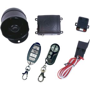K9 MUNDIALSSX 1-Way Car Alarm Security System with 16 Programmable Features