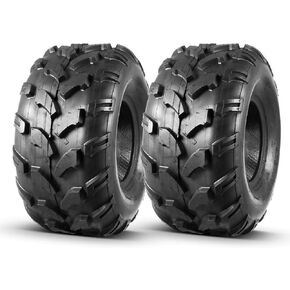 MaxAuto ATV Tires 20X9.50-8 20X9.5X8 Mud Terrain Tires for trx 90 kfx 90, 4 Ply Rating, Tubeless, Set of 2