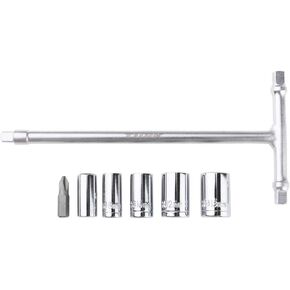 TUSK 3-Way Mini T-Handle Wrench Tool Kit 1/4" Drive