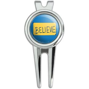 GRAPHICS & MORE Ted Lasso Believe Golf Divot Repair Tool and Ball Marker