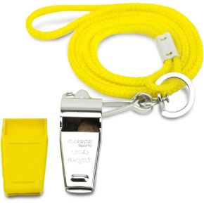 Cannon Sports Metal Whistle with Lanyard, Loud, Clear and Durable for Coaches, Referees, and Trainers