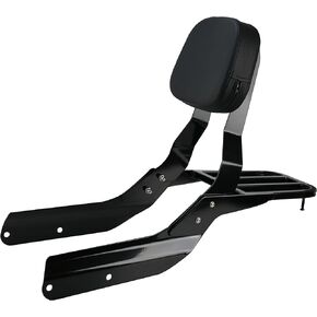 Sissybar Backrest with Luggage Rack Fits for Honda VTX 1300 1800 N/R/S Models 2002-2008