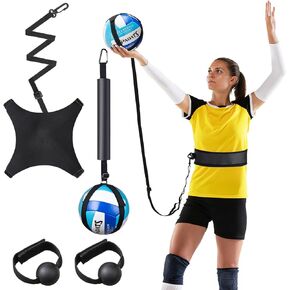 4 Pcs Volleyball Training Equipment Aid Volleyball Spike Trainer Training Technique Solo Trainer for Beginners Practicing Serving Setting Spiking and Arm Swing, Volleyball Gift for Adult Teen in Kuwait