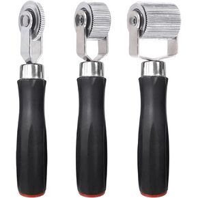 Swpeet 3Pcs 3Sizes Car Sound Deadening Roller Set, Auto Noise Roller Car Sound Deadener, Metal Installation Tool for Auto Car Sound Deadener, Installation Tool Rolling Wheel Interior Accessories