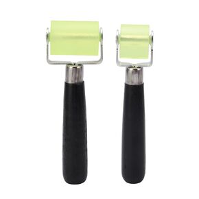 Installation Roller, Car Vehicle Sound Deadener for Automotive Sound Deadening Insulation Materials Application Rolling Wheel, Wallpaper Hand Tools (L and S 50mm and 30mm Roller Length)