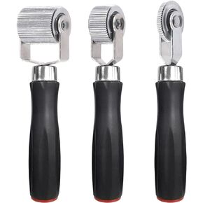 5Pcs Car Sound Deadening Roller Set, 5 Different Sizes Auto Soundproofing Sound Insulation Tools Sound Deadener Rollers for Car Noise Sound Deadening Installation (4mm 6mm 12mm 20mm 40mm)