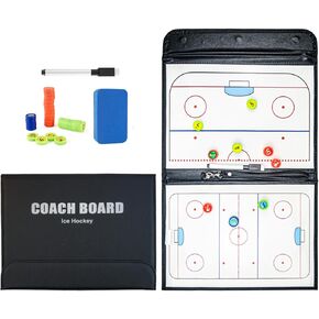 لوحة تدريب هوكي الجليد، لوحة تدريب التكتيكات المغناطيسية مع قلم، لوحة إستراتيجية قابلة للمسح، ملحقات أدوات معدات التدريب للتدريب والتدريس in Kuwait