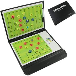 لوحة تدريب تكتيكية مغناطيسية لكرة القدم/كرة القدم، حافظة للمدرب، أداة مدرب كرة قدم قابلة للطي والمحمولة، معدات المدرب، لوحة المدرب، لوحة المسح الجاف in Kuwait