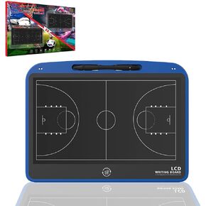 VNVDFLM LCD Basketball/Soccer Coaching Board,Electronic Tactical Training Board,Basketball/Football Coach Board Basketball Coaching Equipment Accessories,Basketball Coach Gift