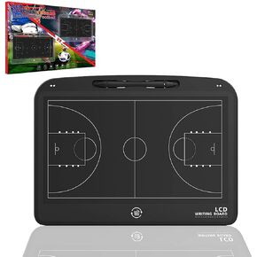 VNVDFLM LCD Basketball/Soccer Coaching Board,Electronic Tactical Training Board,Basketball/Football Coach Board Basketball Coaching Equipment Accessories,Basketball Coach Gift in Kuwait