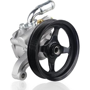 Power Steering Pump with Pulley Compatible with Buick Enclave GMC Acadia 2008 to 2017, Chevy Traverse 2009 to 2017, Saturn Outlook 3.6L V6 2007 to 2010, Replacement for 20-2403, 96-2403