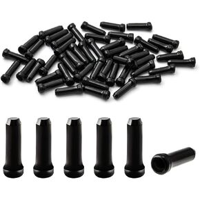 MUQZI Cable End Crimps, Bike Cable End Caps Bicycle Brake Tips Shifter Cable Ends Cap for MTB and Road Bike