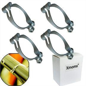 4 Sets 25.4mm Metal Ring Firmly to Frame MTB Bike Cable Guide Brake Cable Shift Cable Derailleur Cable Base Guide Clip Fitting Line Tube Housing Durable