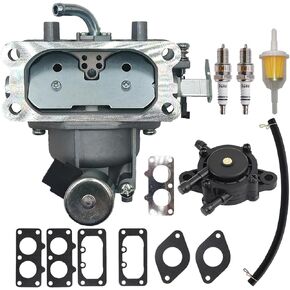 15004-1011 Carburetor Fits for Kawasaki 15004-1025 15004-0930 15004-7082 15004-7051 Fits FX730V-AS28 FX730V-AS29 FX730V-ES00 4 Stroke Engine with Fuel Filter
