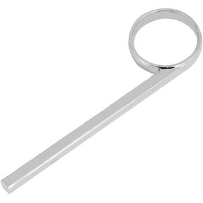 Trumpet Valve Slide,Metal Trumpet 3rd Valve Slide Ring Trumpet Finger Ring Accessory Replacement Parts