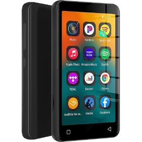MP3 Player with Bluetooth and WiFi,MP3 Player with Spotify,Spotify Kids,Audible,Pandora,Amazon Music,4" Music Player MP4 Up to 1TB(16GB,Grey)