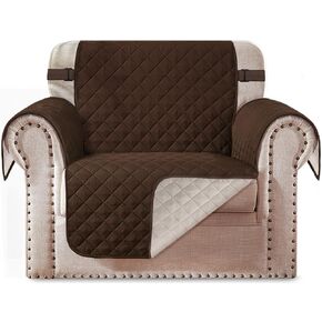 Sofa Cover Couch Cover for Dogs Washable Pet Couch Covers for Sofa Dog Couch Cover Protector Sofa Covers for 3 Cushion Couch (68", Gray/Light Gray)