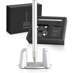 novium Hoverpen - Luxury Pen for Men & Women, Vertically Standing Executive Ballpoint Pen with Top Grade Free-Flowing Ink Refill, Metal Made, Unique Gifts, Luxury Pen for Men, Mens Gifts Ideas