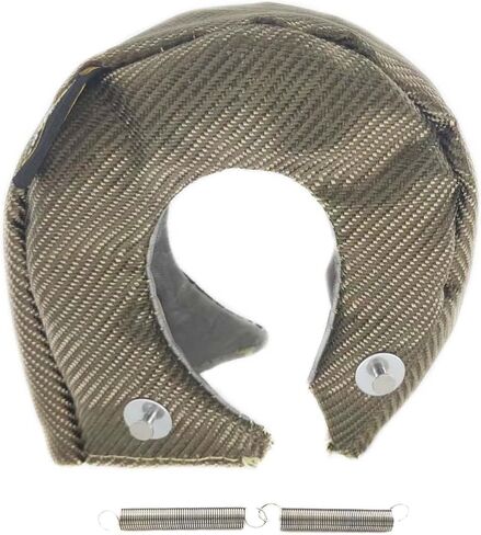 T3 ألياف التيتانيوم الشاحن التربيني غطاء درع الحرارة الداخلية قماش السيليكا عالية وبطانة داخلية شبكة سلكية من الفولاذ المقاوم للصدأ in Kuwait