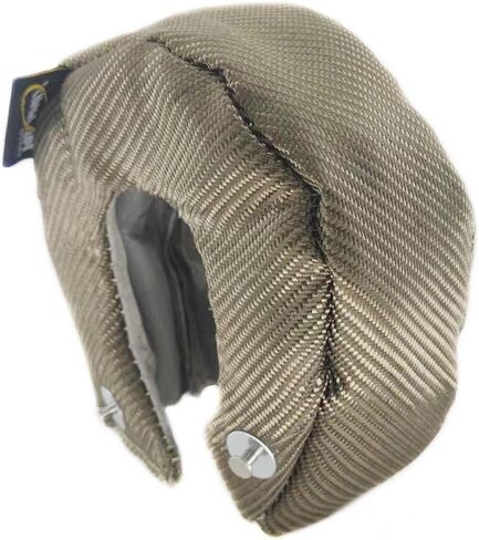 T3 ألياف التيتانيوم الشاحن التربيني غطاء درع الحرارة الداخلية قماش السيليكا عالية وبطانة داخلية شبكة سلكية من الفولاذ المقاوم للصدأ in Kuwait