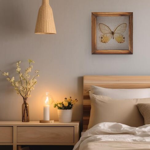 5x5 Small Shadow Box Frame Display Case, Grade A Natural Pine Wood HD Glass Front Soft Linen Back, Display Case Shadow Box for Wall and Tabletop-Carbonized Black in Kuwait