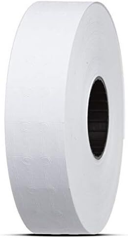 ملصقات لـ Monarch 1131 Labeler - تخفيضات - أحمر - 20,000 ملصق - عبوة تحتوي على 8 بكرات - بكرة حبر متضمنة - تم تصنيعها وتسليمها بواسطة Labels for Us in Saudi Arabia