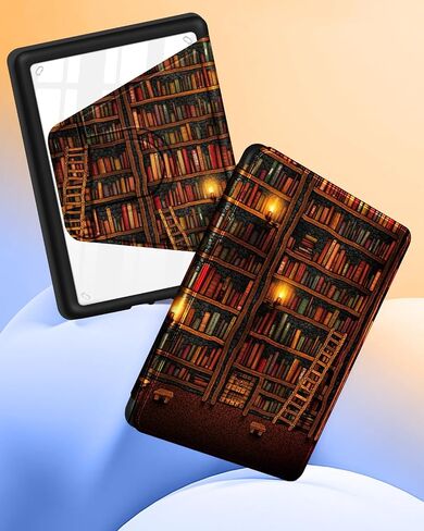 for Kindle Paperwhite 11th Generation Case 6.8 Inch 2021/Paperwhite Signature Edition Case Women Girls Kids Boys Cute Design Rotating Stand Fashion Men Teen Folio Cover with Auto Wake/Sleep in Kuwait