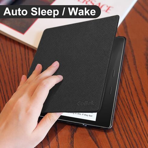CoBak Stand Case for Kindle Oasis - Premium PU Leather Smart Cover with Auto Sleep Wake for Kindle Oasis 9th Generation & 10th Generation in Saudi Arabia