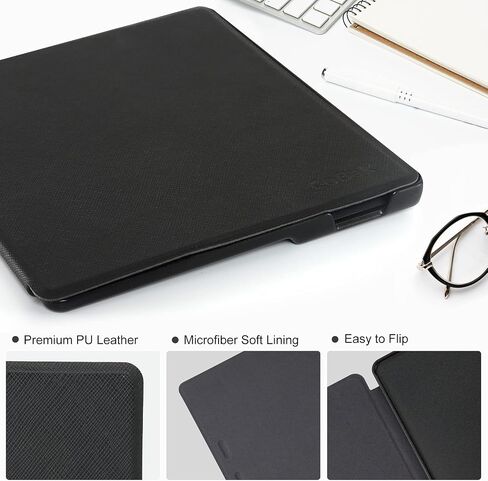 CoBak Stand Case for Kindle Oasis - Premium PU Leather Smart Cover with Auto Sleep Wake for Kindle Oasis 9th Generation & 10th Generation in Saudi Arabia