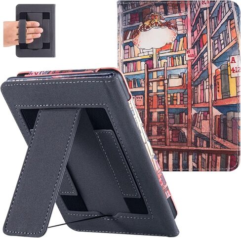Case for Older 6" Kindle Paperwhite 5th/6th/7th/10th Generation (2012-2018 Release) | Built-in Stand & Hand Strap | with Sleep/Wake | Lightweight PU Leather Sleeve Cover (Vast Starry Sky) in Kuwait