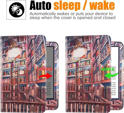 Case for Older 6" Kindle Paperwhite 5th/6th/7th/10th Generation (2012-2018 Release) | Built-in Stand & Hand Strap | with Sleep/Wake | Lightweight PU Leather Sleeve Cover (Vast Starry Sky) in Kuwait