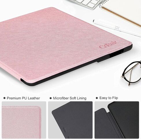 CoBak Stand Case for Kindle Oasis - Premium PU Leather Smart Cover with Auto Sleep Wake for Kindle Oasis 9th Generation & 10th Generation in Saudi Arabia